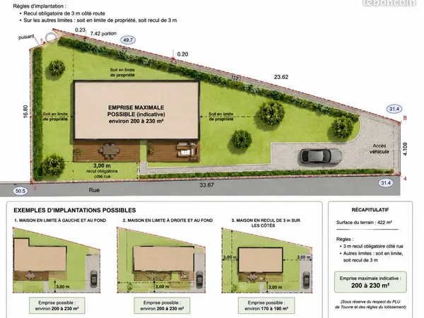 Terrain constructible