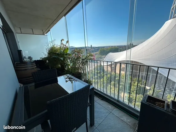 Appartement Duplex F4 de standing de 85,4m2 avec balcons - METZ Centre - Sablon - Pompidou - Gare