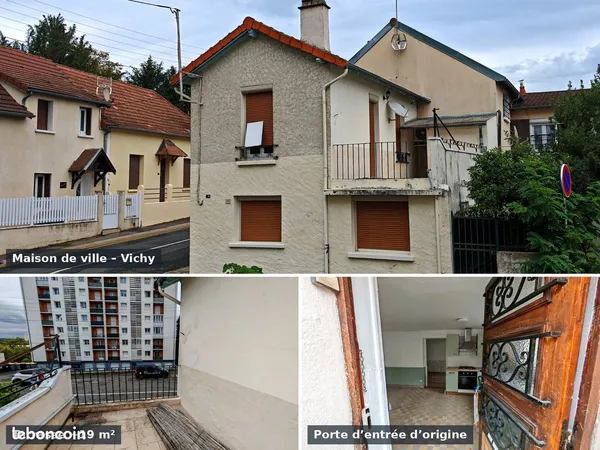 🏡 MAISON DE VILLE F4 - 68 m² - TERRASSE 19 m² - VICHY (Beauséjour)