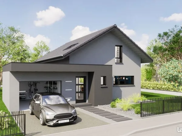 Projet de construction d'une maison 110 m² avec terrain à VALLEIRY (74)