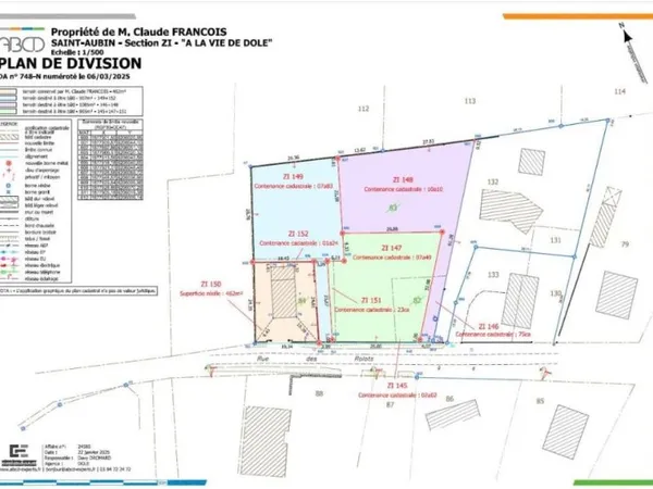 Terrain 965 m²