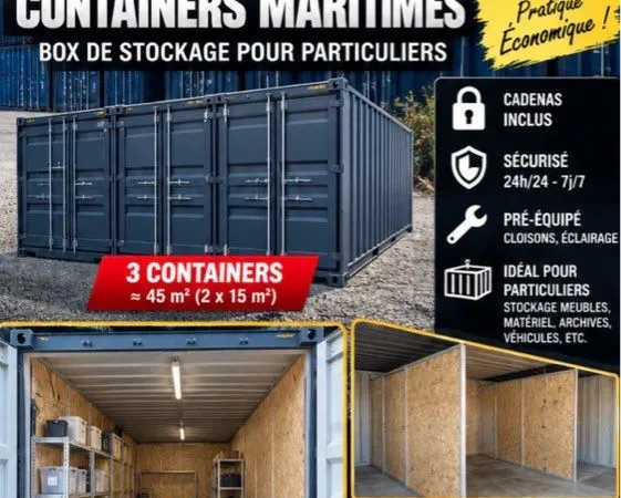 Prochainement Box de stockage à louer