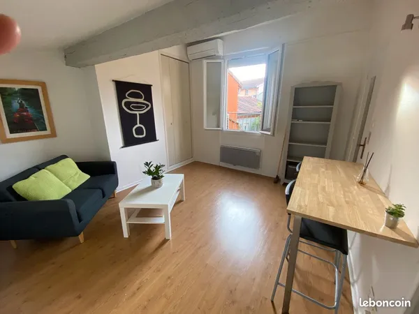 Agréable T1bis meublé et climatisé 30m2