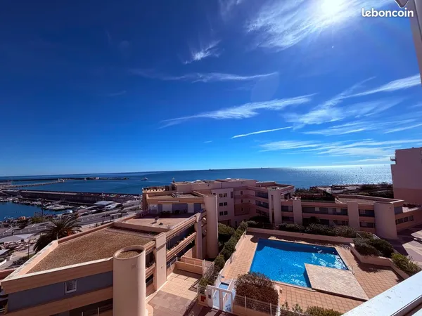 Superbe T2 vue mer + garage