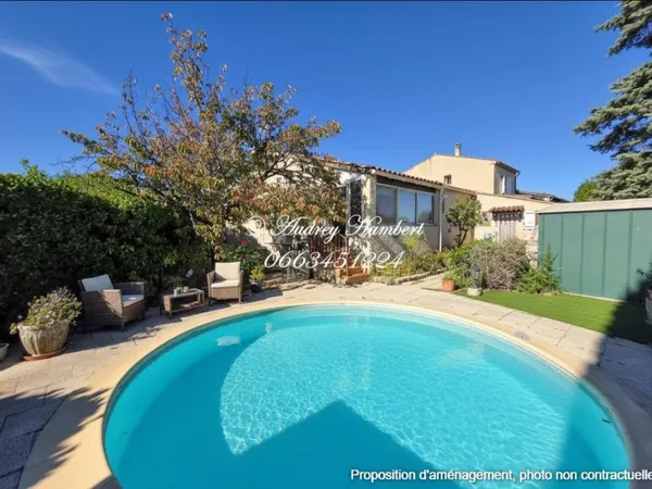 EXCLU, MANOSQUE, MAISON T4 DE PLAIN PIED dans petit lotissement calme sur 500 m² de jardin clos et a