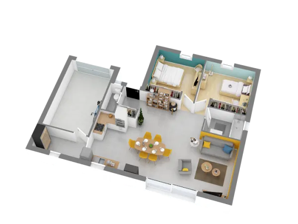 Maison neuve 3 pièces 74 m²