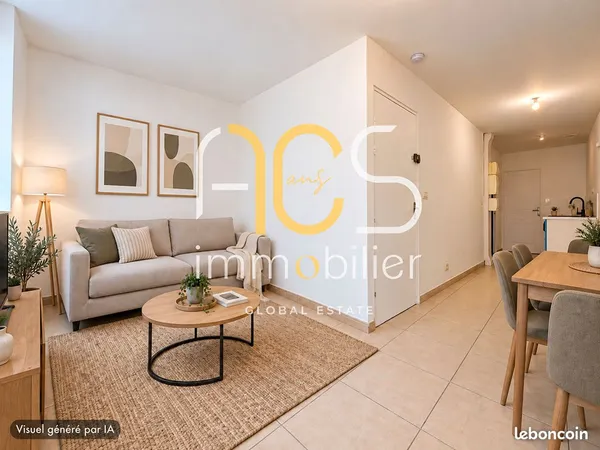 Studio 2 pièces 32 m²