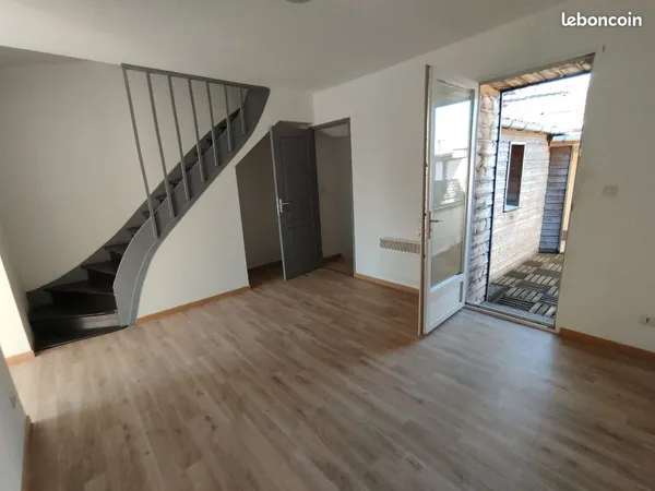 A louer à Douai appartement F3 en duplex