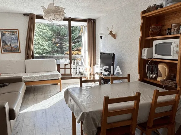 Saint-Chaffrey Chantemerle - Studio 25m² pied des pistes avec balcon sud