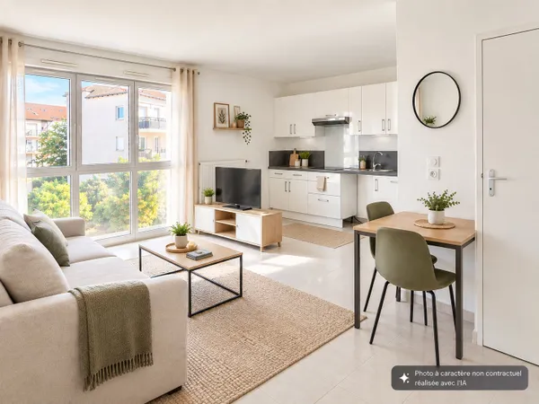 EXCLU CRAPONNE CENTRE STUDIO EN PARFAIT ETAT + PARKING