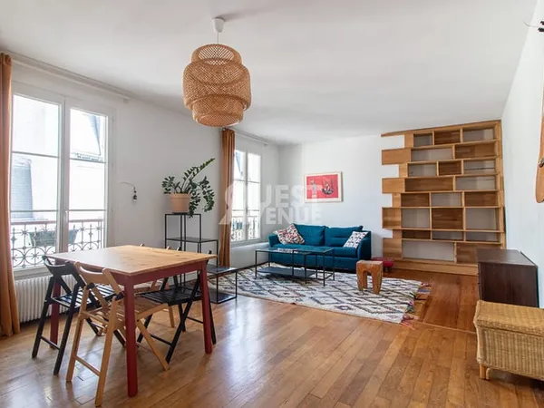 Appartement Paris 4 pièce(s) 80 m2 Marx Dormoy