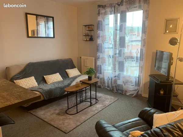 F1 meublé 37m² avec parking