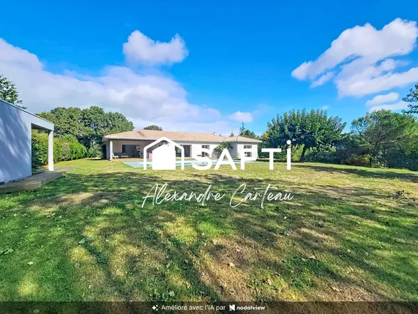 Maison 173 m² 4 chambres, piscine, grand terrain