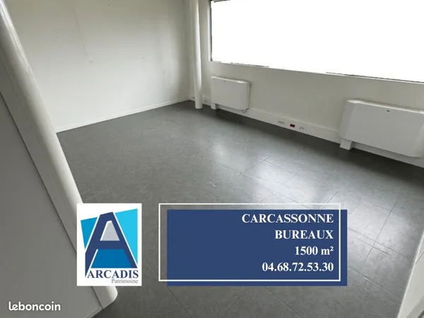 Bureaux 1500 m² CARCASSONNE
