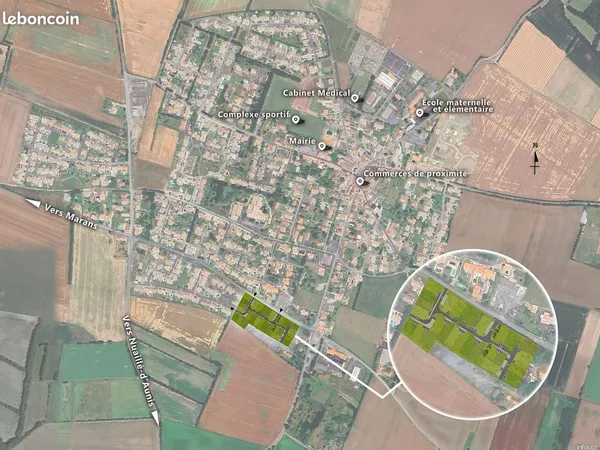 Terrain 257 m² Saint Jean De Liversay