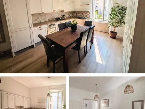 Appartement 69m2 rénové grange blanche
