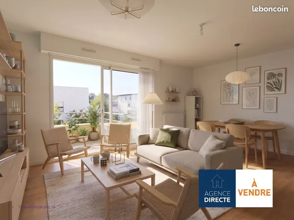 Appartement 3 pièces 60 m²
