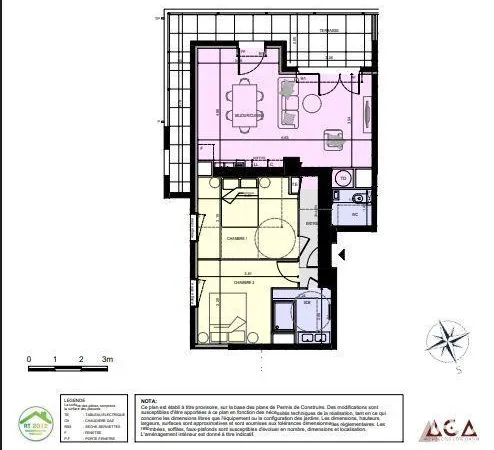 Vente Appartement 3 pièces