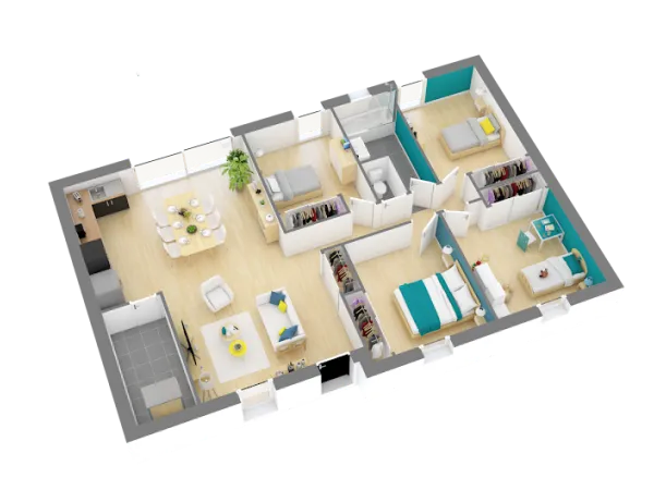 Maison neuve 5 pièces 99 m²