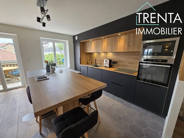 Duplex de 119m², terrasse et garage
