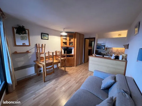Loue studio Les Orres centre station 1650