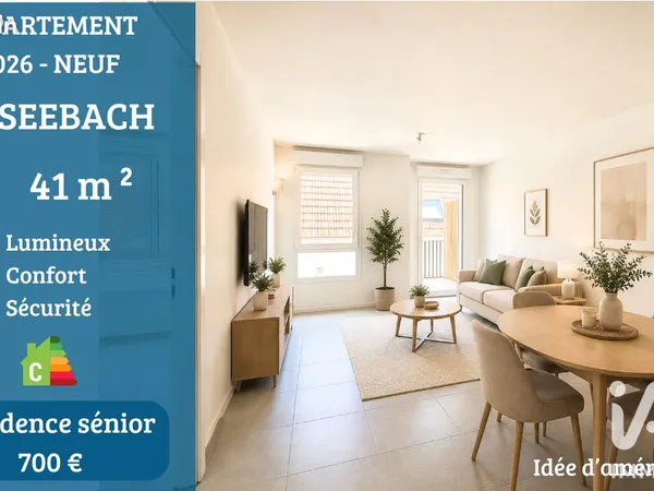 Appartement 2 pièces 41 m²