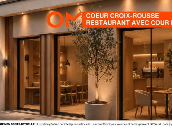 Fonds de commerce restaurant 127 m²