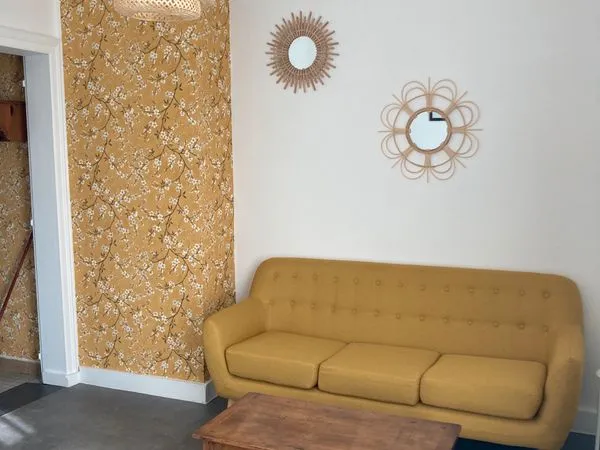 Joli T3 meublé proche centre ville avec jardin