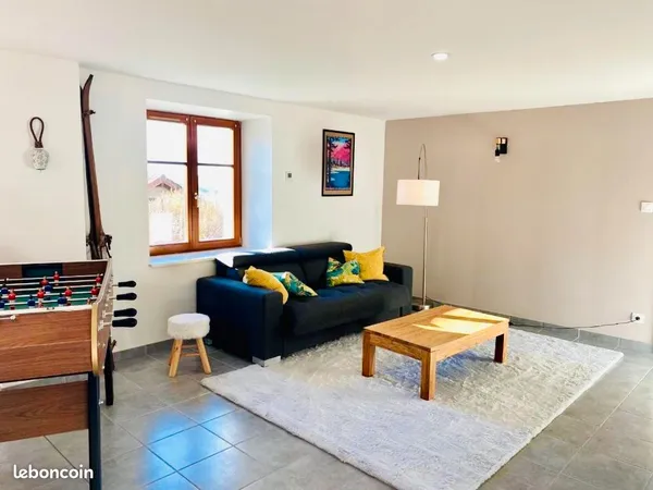 Joli appart meublé 83m2 au calme avec jardin et parking