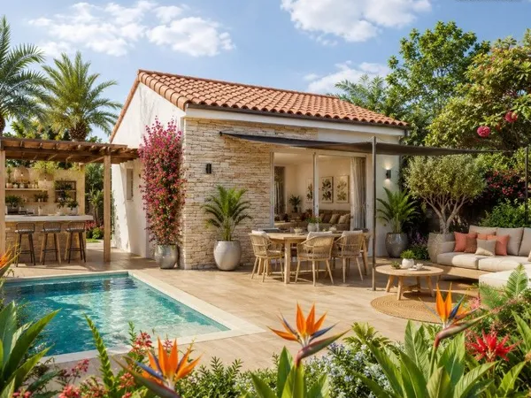 Villeneuve-lès-Maguelone (34750) - Maison neuve de plain-pied de 42 m² sur terrain de 280 m², proche