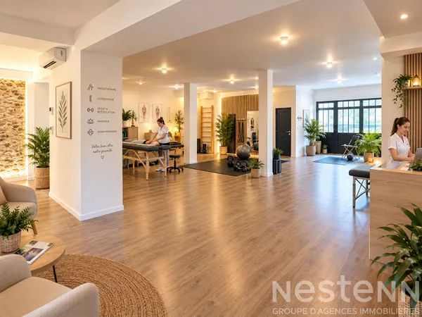 IMMEUBLE AVEC LOCAL PROFESSIONNEL 130 M² + APPARTEMENT T4 AVEC TERRASSE A LA LONDE-LES-MAURES