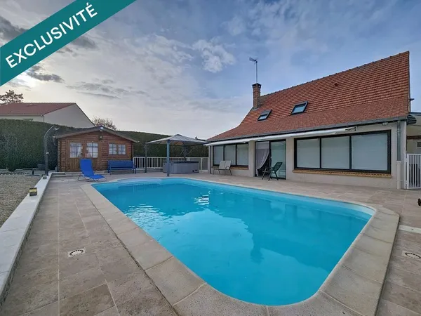 Maison 6 pièces 160m² avec piscine creusée proche Provins