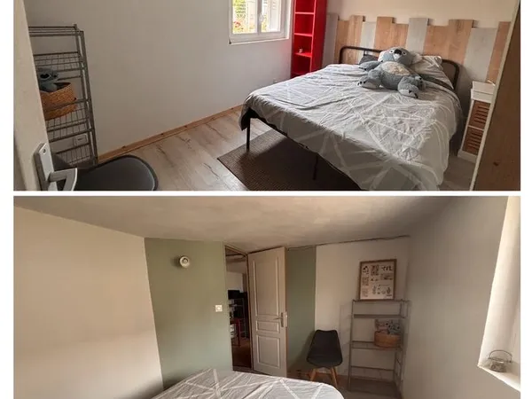 A louer AUXERRE- Espace de vie privatif meublé CHEZ L'HABITANT