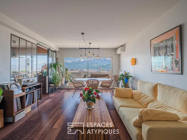 Appartement à la vue spectaculaire sur Bastille et Belledonne