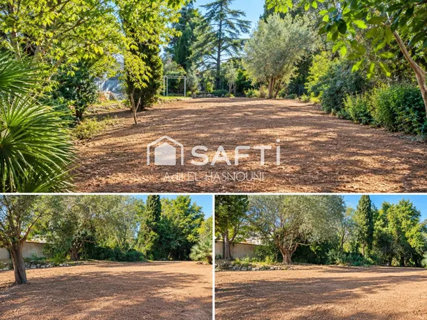 TERRAIN CONSTRUCTIBLE 691 M² LIBRE CONSTRUCTEUR - UN CADRE EXCEPTIONNEL POUR VOTRE PROJET