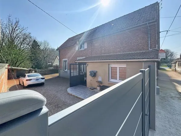 Maison type longère en brique