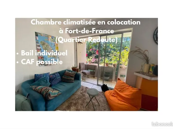 Chambre avec clim a Fort de France
