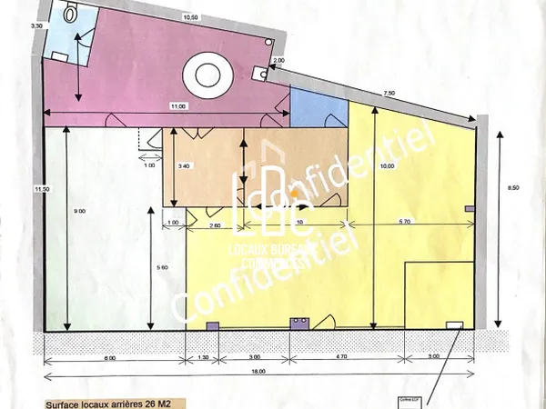Rezé Aristide Briand - A louer local commercial 180 m2