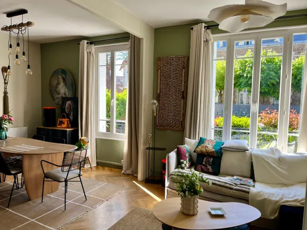 Appartement 55m² (+15M² grenier aménagé) Jardin+Terrasse
