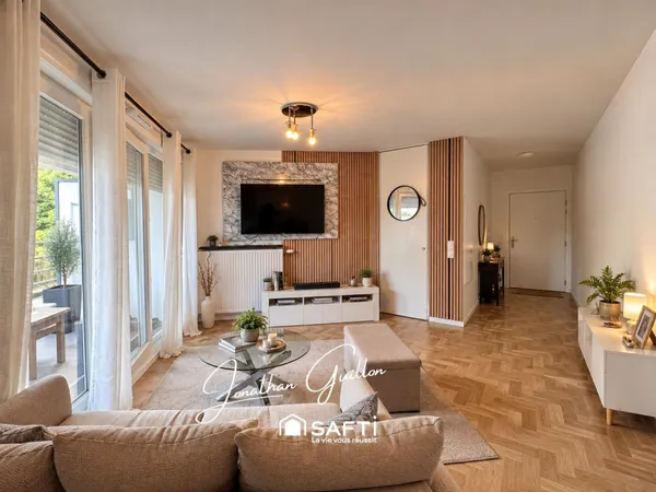 MEAUX - APPARTEMENT 3 PIÈCES - RÉSIDENCE RÉCENTE AVEC ASCENSEUR, BALCON ET PARKING SÉCURISÉ