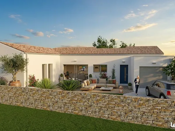 Projet de construction d'une maison 94 m² avec terrain à NUAILLE-D'AUNIS (17)