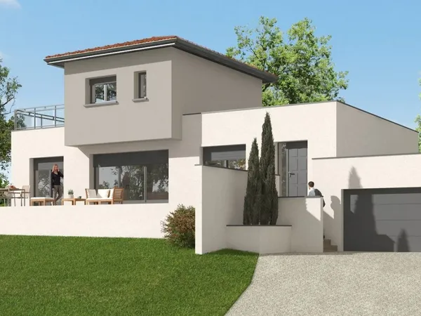 Terrain + maison 128 m²