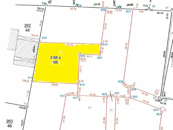 Terrain constructible et viabilisé 3.88 ares