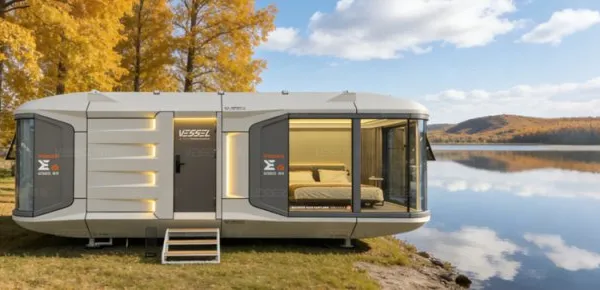 Capsule high-tech 30,9m² ? habitat moderne