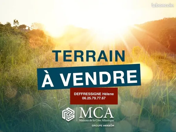 Terrain 600 m² Landiras