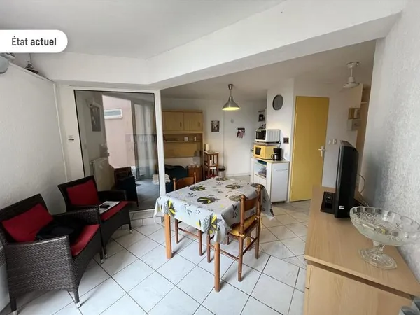 Studio 1 pièce 27 m²