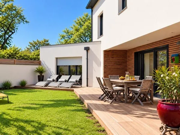 BELLE CONTEMPORAINE 215 m 2 . 5 SUITES PARENTALES