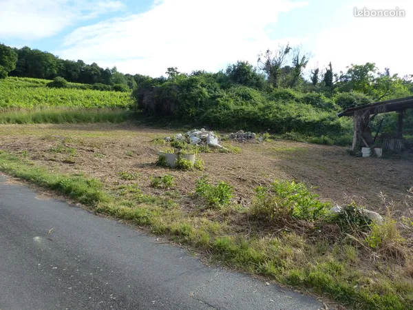Terrain constructible chinon 550m2