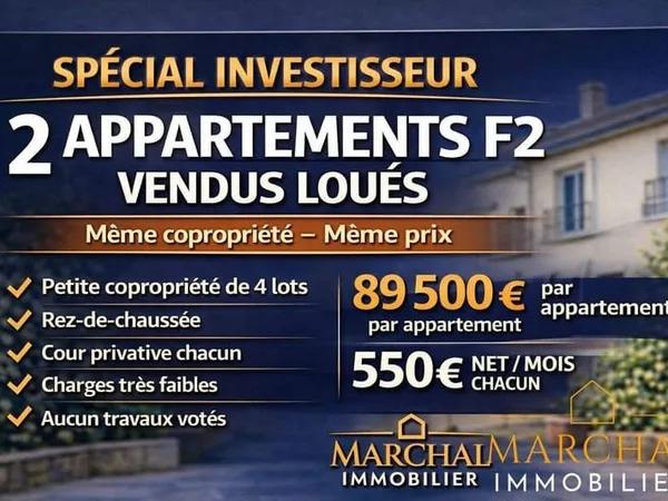 Appartement 2 pièces 69 m²