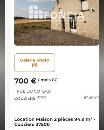 Location immobilière